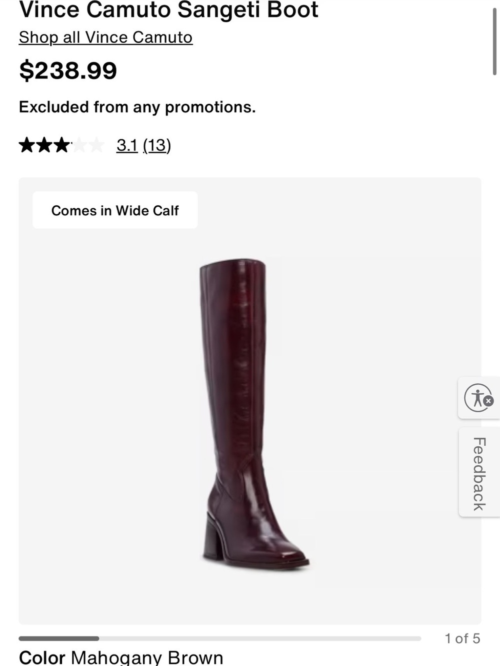 Vince Camuto Sangeti Boot